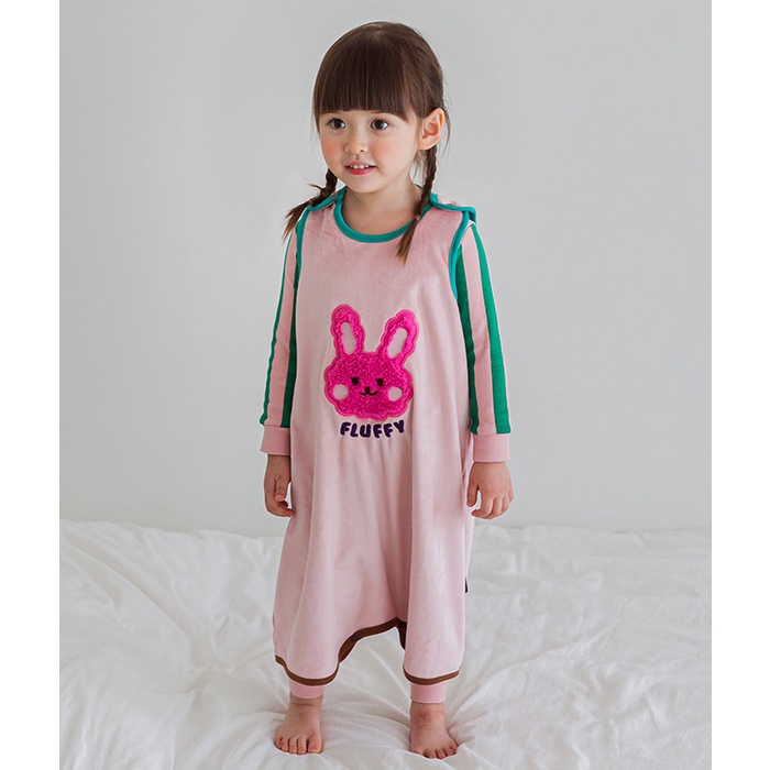 Túi ngủ Cao Cấp Hàn Quốc cho trẻ em, mẫu Thỏ Fluffy rất xinh. Túi ngủ cao cấp hãng #Cordii #Hàn_Quốc cho bé.