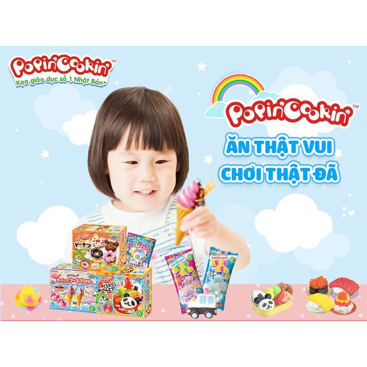 Combo 2 hộp kẹo sáng tạo Popin Cookin đồ chơi ăn được gồm : Thế Giới Sắc Màu + 1 hộp tự chọn chính hãng [Popin Cookin]