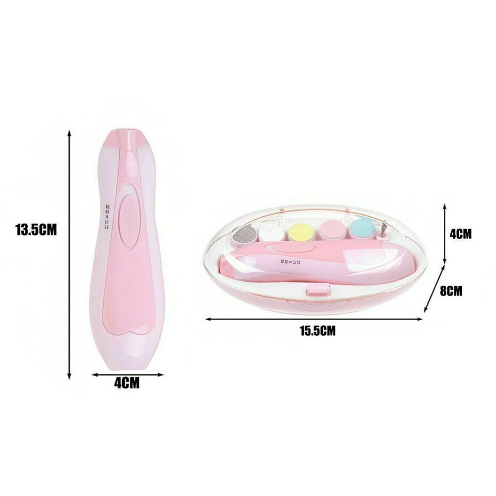 Máy Mài Móng Tay Tự Động Nhiều Màu Sắc An Toàn Cho Bé Sơ Sinh