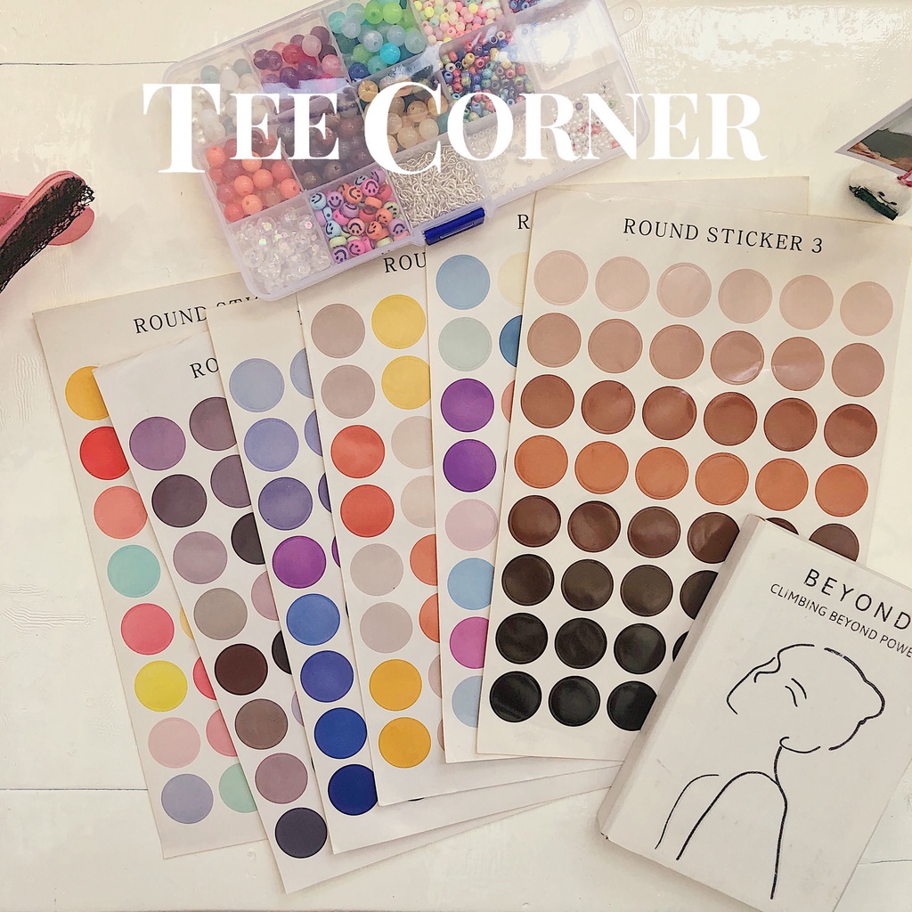 Sticker Họa Tiết Chấm Tròn