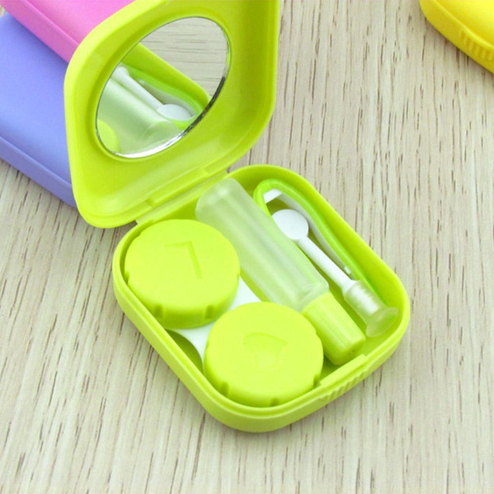 ANEMONE Kit Mirror lens Travel Contact Case Mirror Mirror