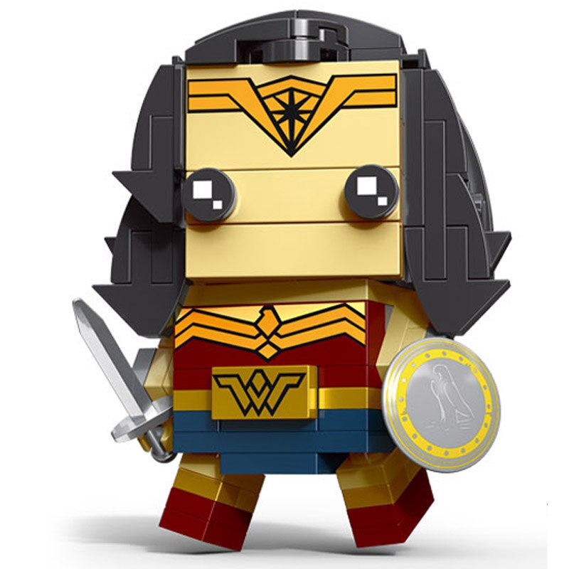 Brickheadz SuperHero IronMan Marvel Super Heroes Superman Batman Figure Building Block Brick Fit Lego DC Avengers Toys