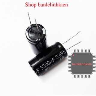 Tụ hóa vỏ nhựa 3300uf 16v/50v