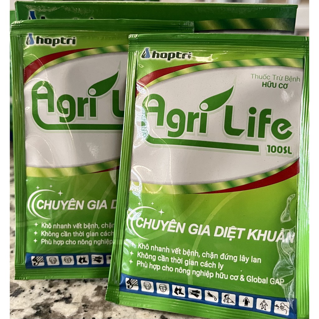 Agri Life 100SL gói 25ml Chuyên Gia Diệt Khuẩn - Trừ bệnh và nấm hại trên cây trồng