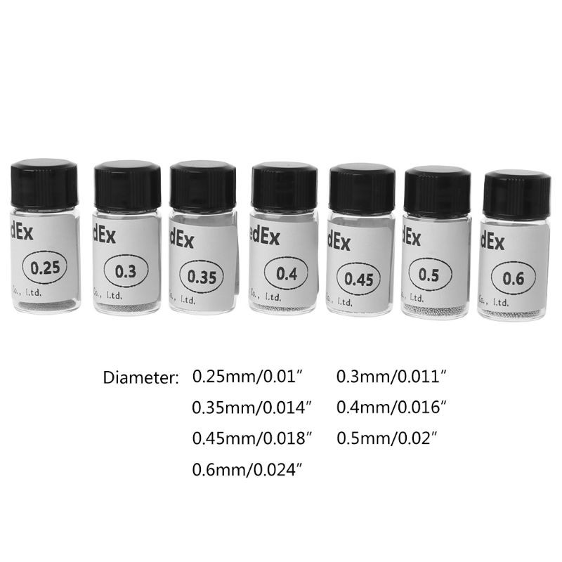 Set 7 Bi Hàn 1.25w Bga 0.25 / 0.3 / 0.35 / 0.4 / 0.45 / 0.5 / 0.6mm Bga | BigBuy360 - bigbuy360.vn