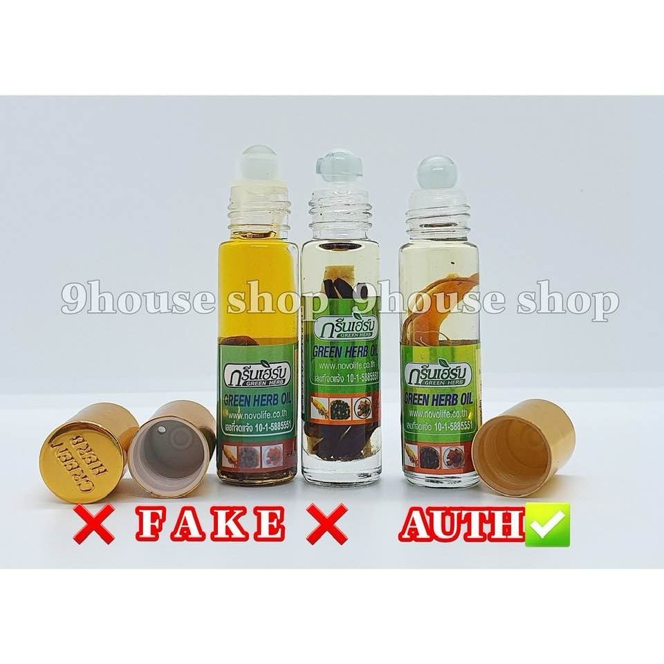 Dầu Nhân Sâm Thái Lan Ginseng Green Herb Oil 8ml