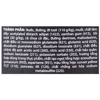 [ GIÁ HỦY DIỆT ] Tương ớt Chin-Su 250 Gr