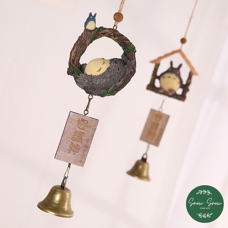 Chuông gió trang trí - Chuông gió decor hình Totoro đáng yêu treo cửa, làm quà tặng dễ thương