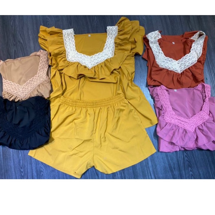 Bộ Cổ Bèo &quot;Bigsize&quot; Phối Ren