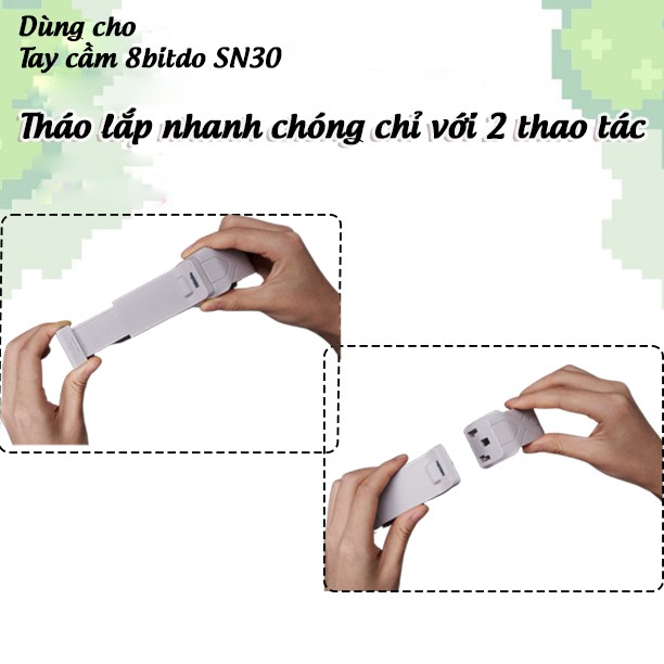 Giá đỡ tay cầm 8Bitdo SN30 Pro, SN30 Pro +, kẹp điện thoại cho tay cầm SN30 Pro, SN30 Pro +