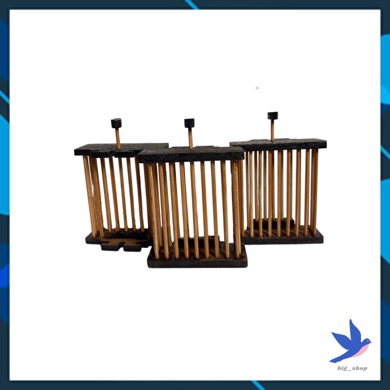 Dọ dế cho chim chào mào chất liệu gỗ mun cao cấp- dọ dế chim