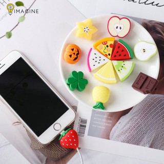 [FREESHIP ĐƠN 50K]Phụ Kiện Bảo Vệ Đầu Sạc Cáp Tai Nghe Trái Cây - Phụ Kiện Điện Thoại