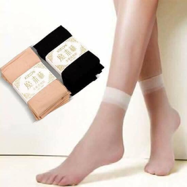 COMBO 10 ĐÔI TẤT DA CHÂN SIÊU DAI