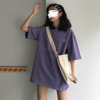 ÁO PHÔNG POLO TÍM THÊU