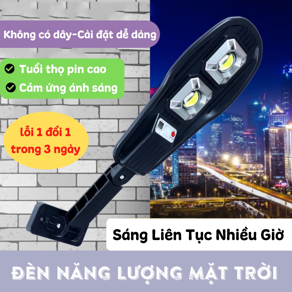 Đèn Năng Lượng Mặt Trời Sân Vườn Đèn Cảm Biến Chuyển Động Thông Minh Chống Thấm Nước Kèm Điều Khiển TIME HOME