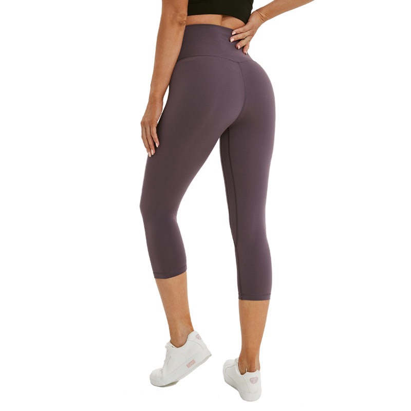 [HOT 2021]Quần Legging Lửng Ngố, Cạp Cao  Giấu Bụng Nâng Mông Tôn Dáng Siêu Co Giãn Loại 1 (Mặc ở nhà, tập gym, yoga)