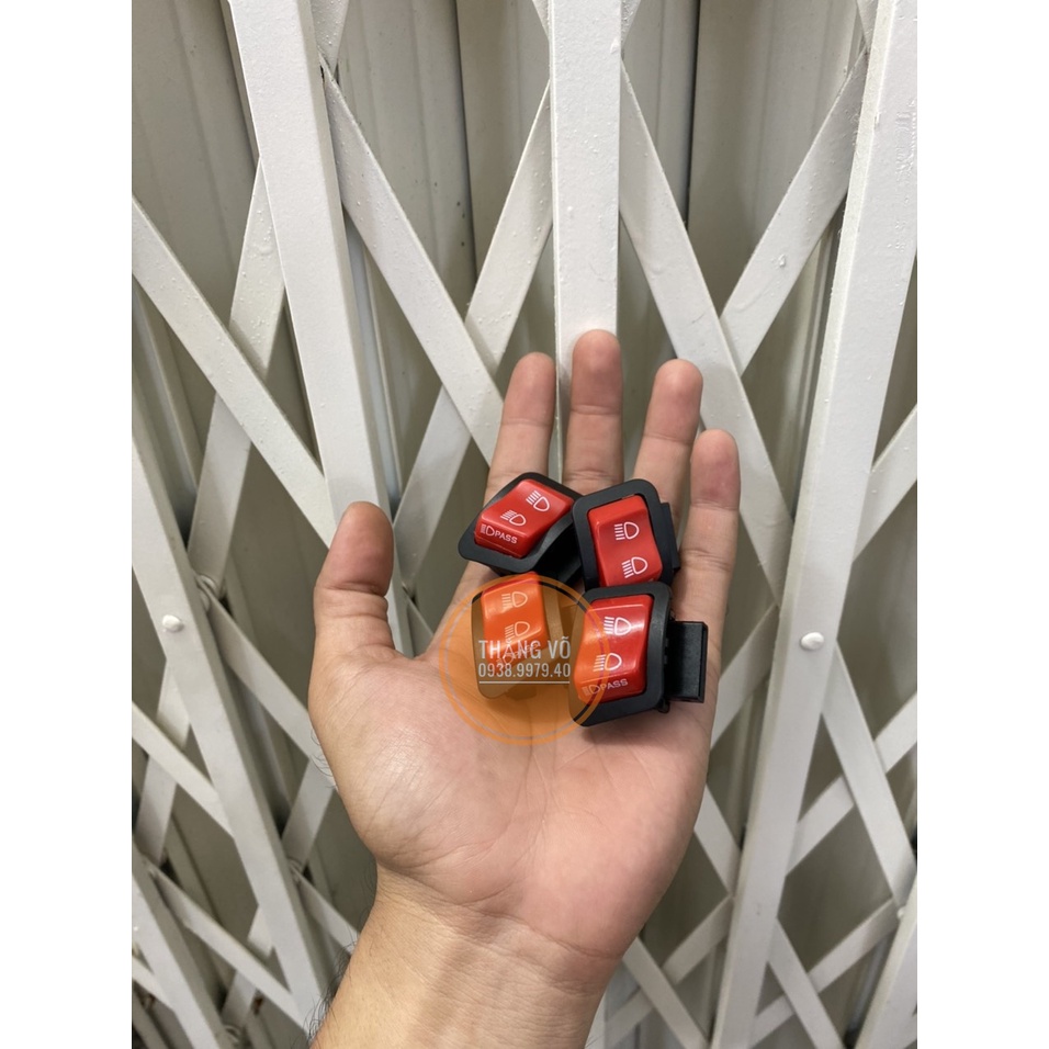 Nút passing, Công tắc passing đỏ lắp Vario Winner Airblade SH Vision Future Lead Sh mode Wave Blade