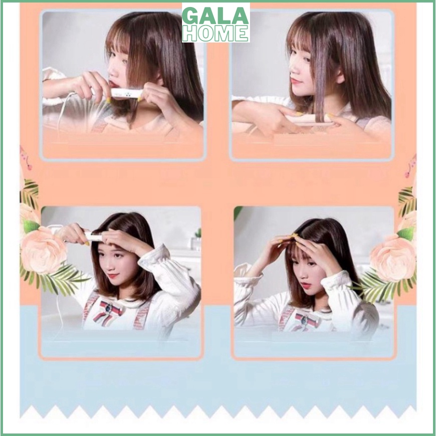 Máy uốn tóc mini Máy làm tóc mini hình thú cute nhỏ gọn tiện lợi GALA HOME