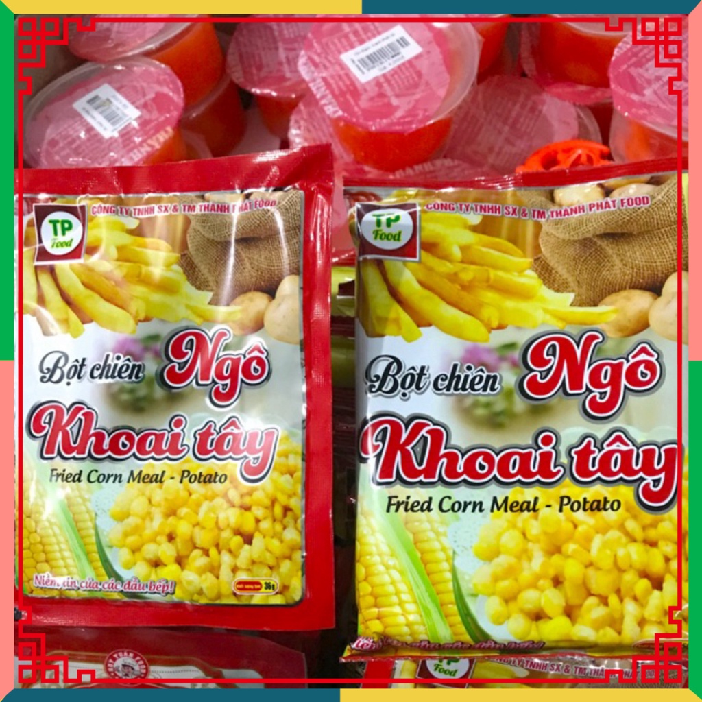 Bột Chiên Ngô củ khoai tây Loại 36g và 150g ( Đại lý Ngọc Toản)