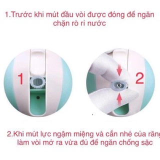 Bình Tập Uống Nước Có Van Chống Sặc (TAY CẦM - 250ML)