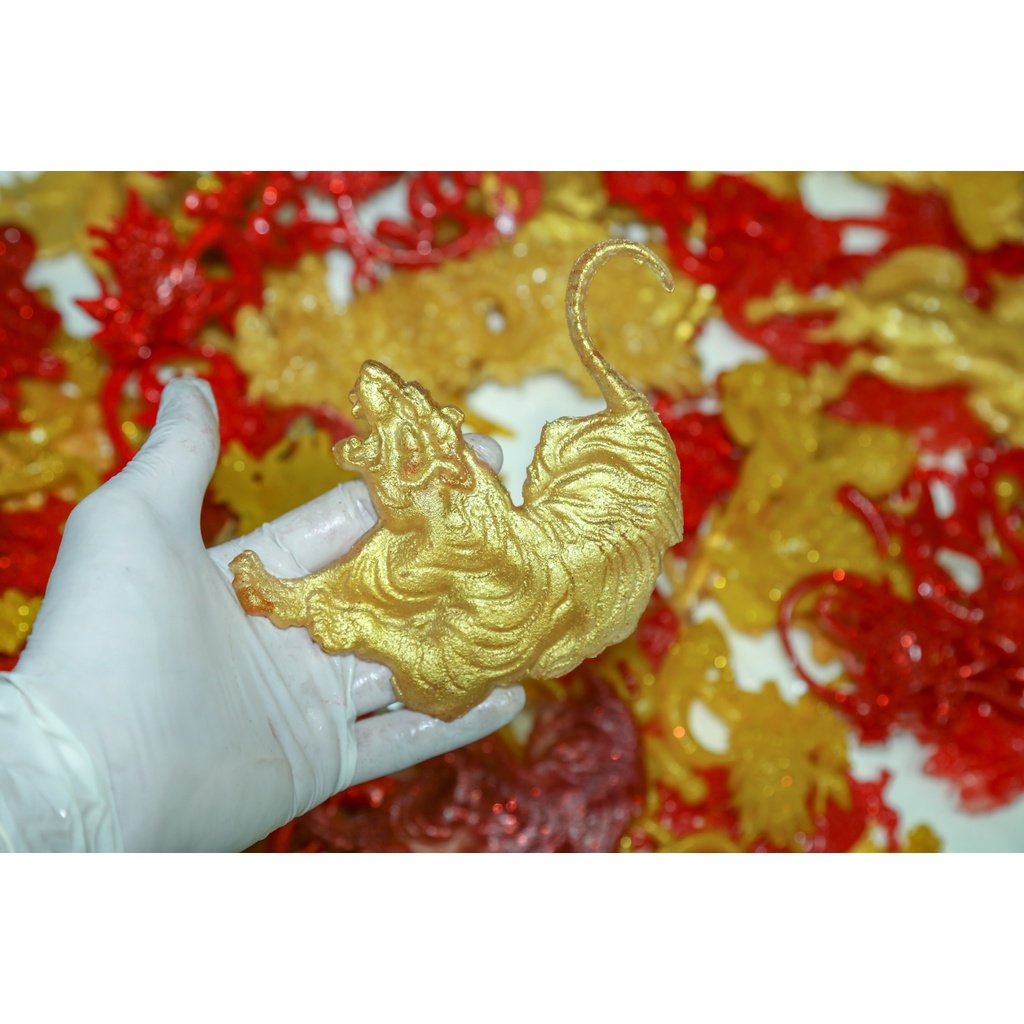 . Hình nổi thư pháp 3D-MẪU HỔ 2022[Trang trí dưa, dừa bưởi thư pháp ngày tết]ThanghaCalligraphy | BigBuy360 - bigbuy360.vn