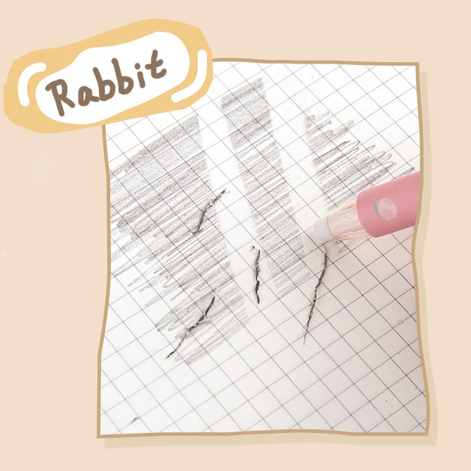 Cục Tẩy Bút Chì Bằng Cao Su Họa Tiết Hoạt Hình Dễ Thương