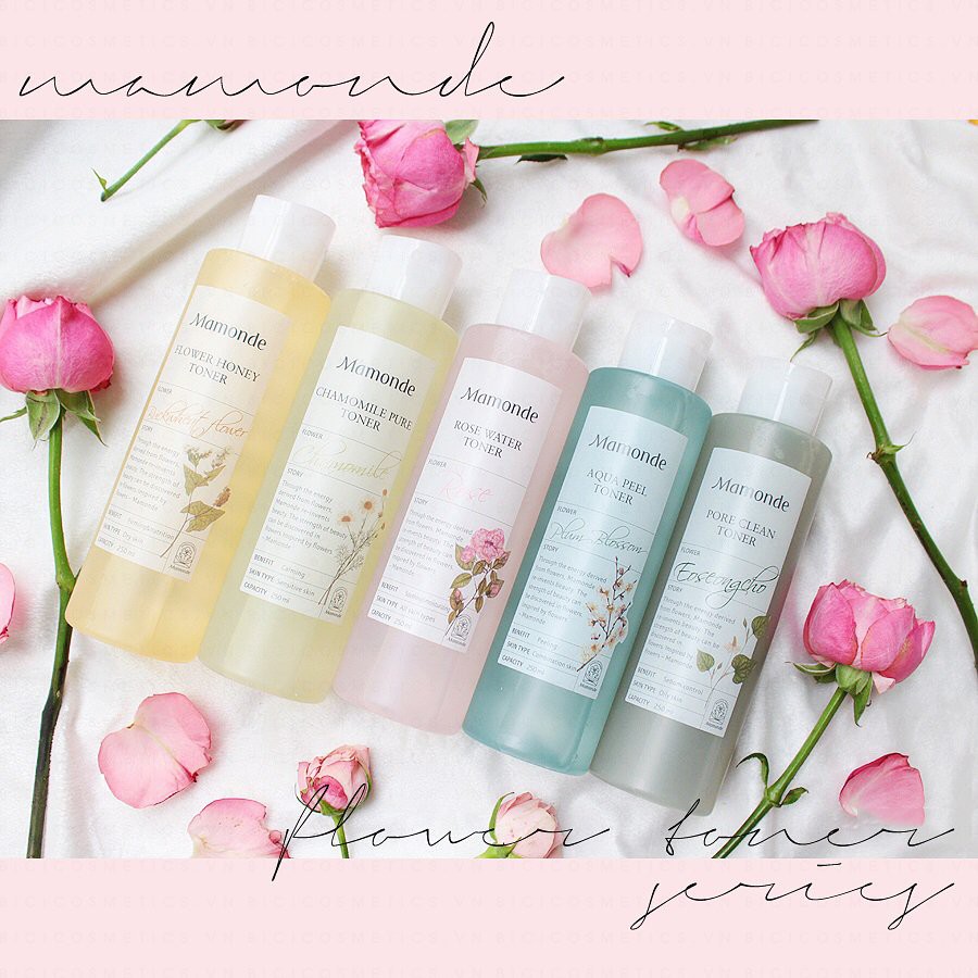 [Auth Hàn] Nước Hoa Hồng Mamonde Giúp Da Săn Chắc Mật Ong Mamonde Flower Honey Toner 250ml