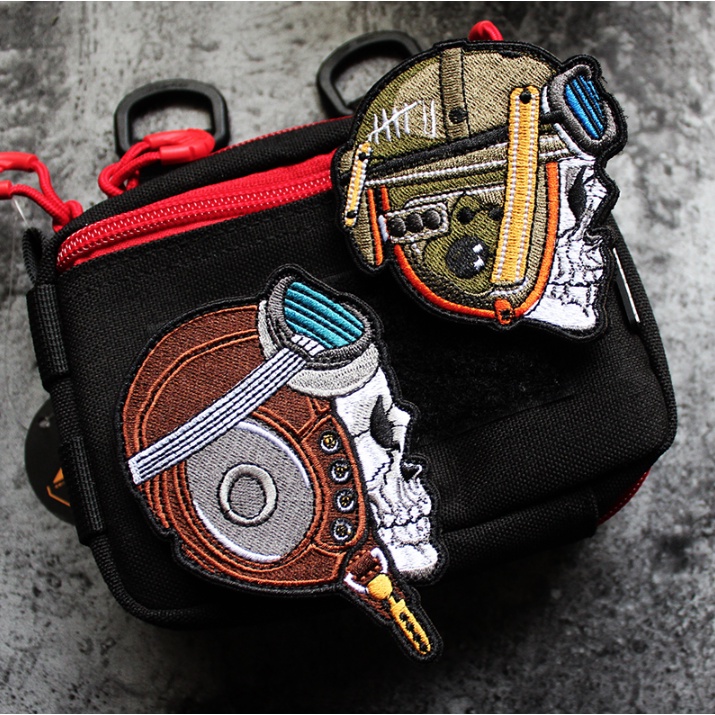 Patch vải velcro chiến binh dán ba lô, nón , quần áo , túi xách