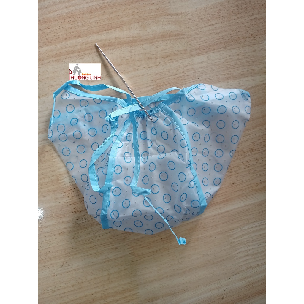 Nón móc lai bằng nilong có kèm theo cây móc lai