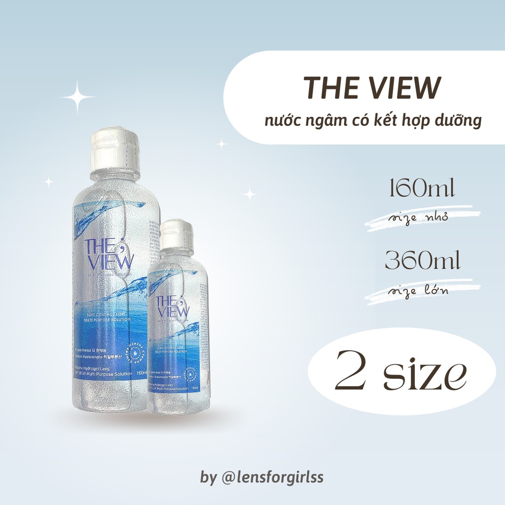 Nước ngâm kính áp tròng THE VIEW COLLECTION (Korea)