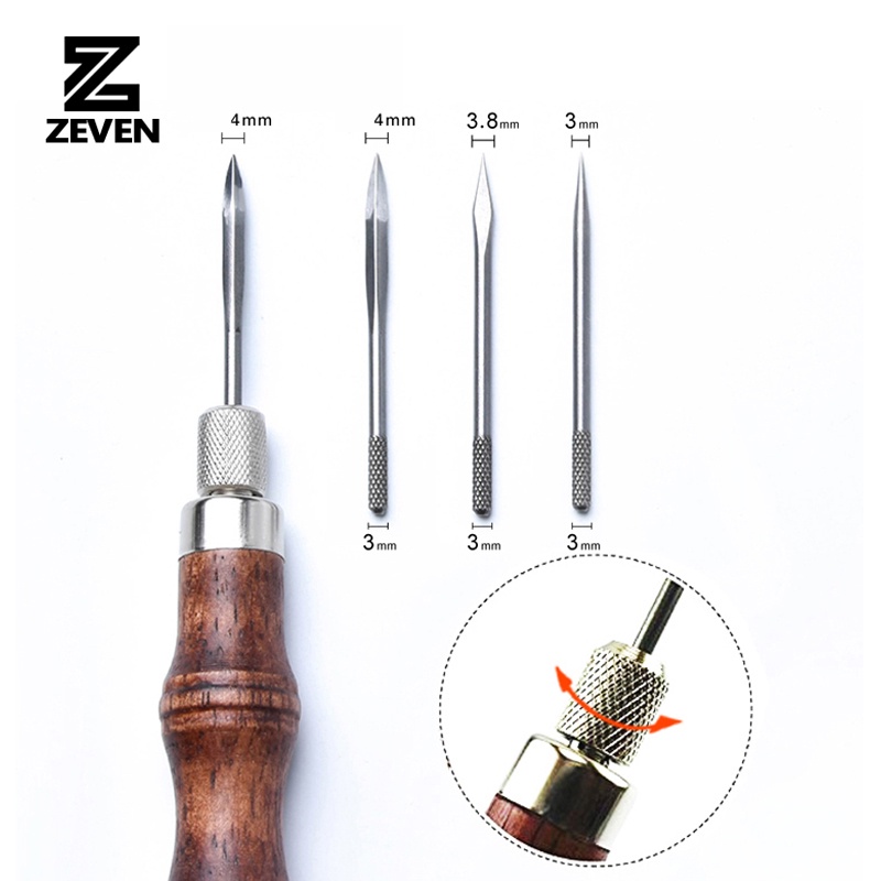 Dùi Đục Lỗ Đồ Da Bằng Thép Chuyên Dụng DIY