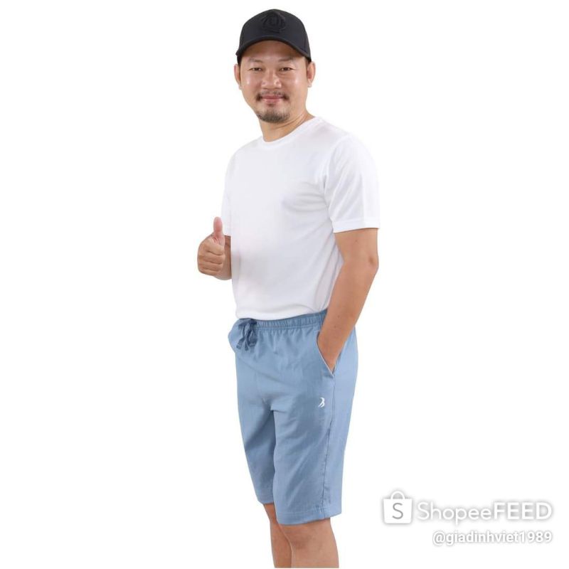 Quần short thể thao Hometex (vải đũi), quần sọt nam | BigBuy360 - bigbuy360.vn