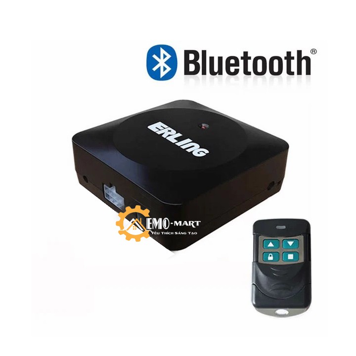 Bộ điều khiển cửa cuốn bằng điện thoại ERLING Bluetooth ⚡️𝗕𝗛 𝟭𝟮 𝗧𝗛𝗔́𝗡𝗚⚡️ Tần số 433Mhz - Tốc độ xử lý nhanh