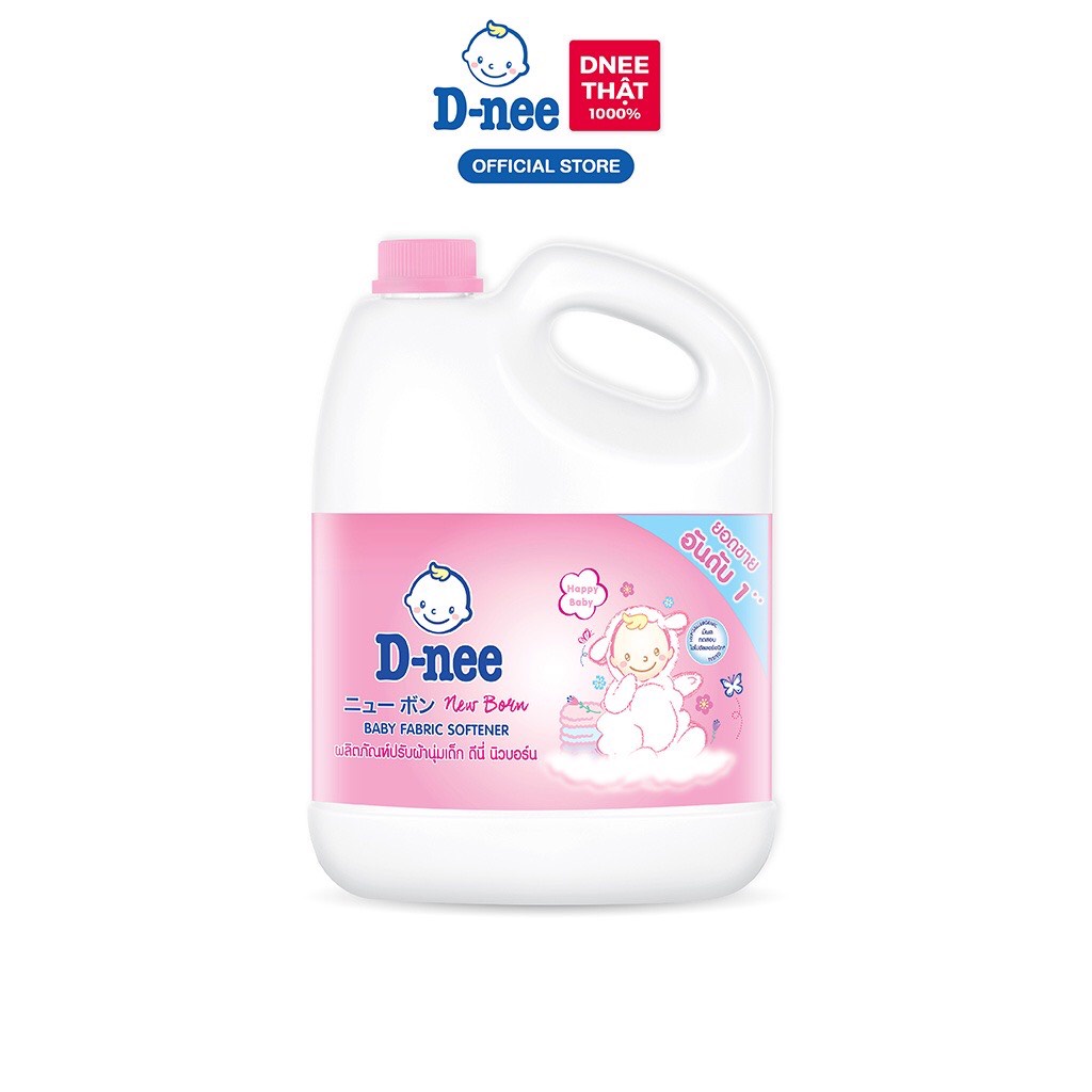 [CHÍNH HÃNG] Nước giặt/xả mềm quần áo em bé 2800ml Dnee