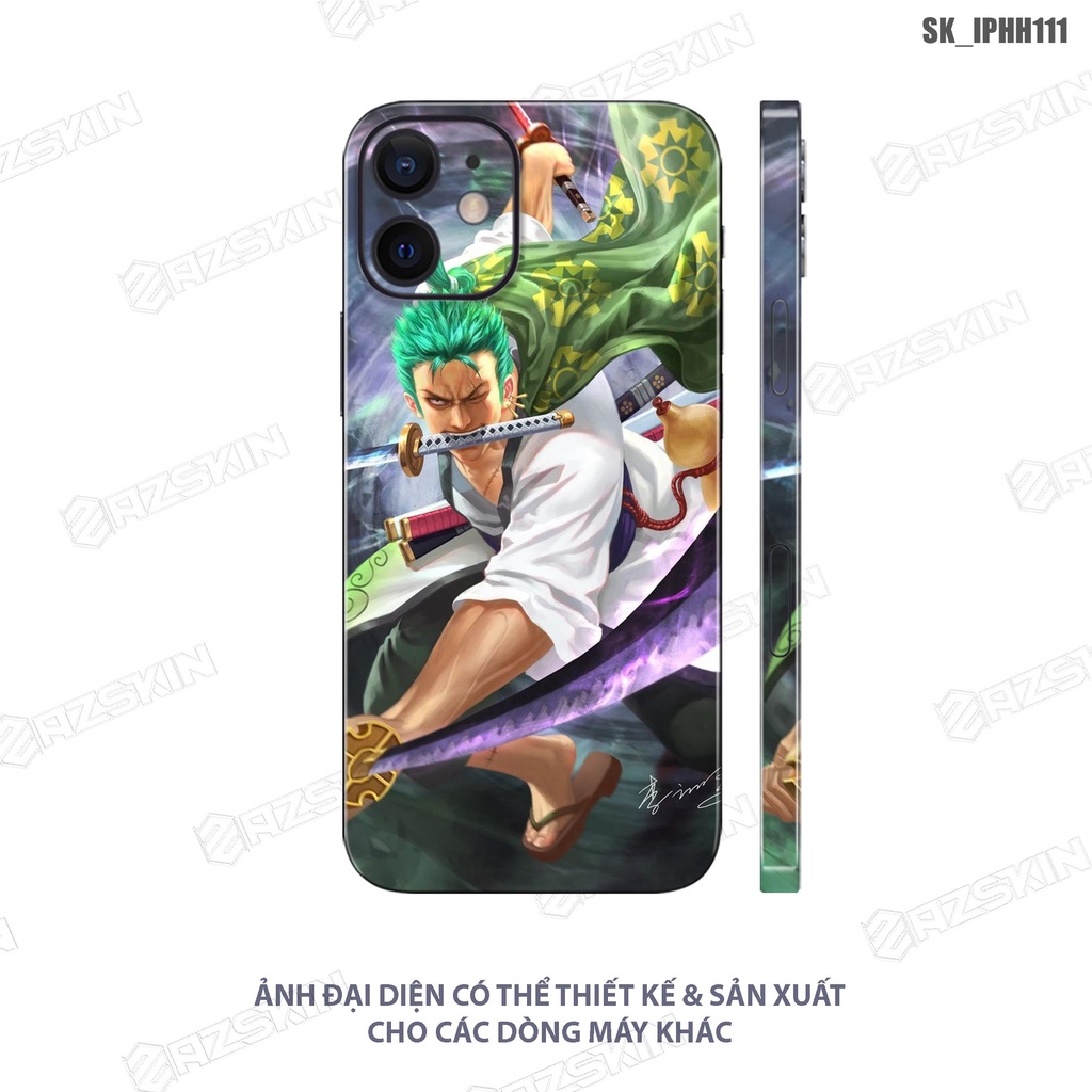 Miếng Dán Skin Hoạt Hình Full Lưng Viền Cho IP 7 - 14 Pro Max |SK_IPHH111| Chất Liệu Skin Cao Cấp, Khuôn Cắt CNC Dễ Dán