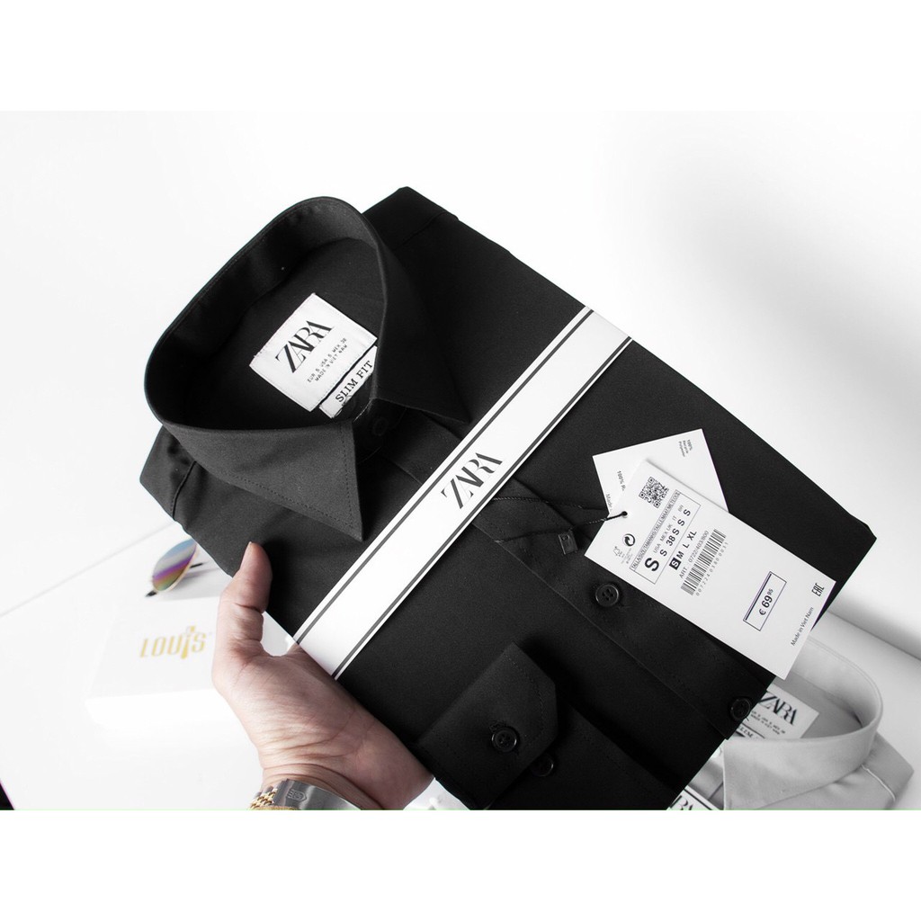 Áo Somi Nam Công Sở ZR Cao Cấp Đủ Màu (Trắng, Đen, Xanh)  | BigBuy360 - bigbuy360.vn