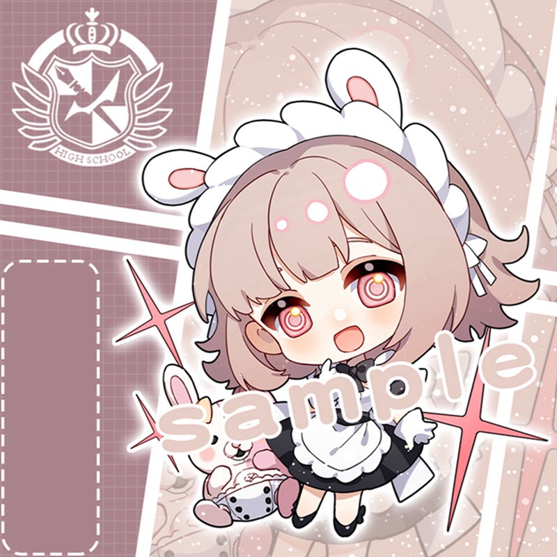 Móc Khóa Hai Mặt Bằng Acrylic Hình Nanami ChiaKi Nagito Komaeda Dễ Thương