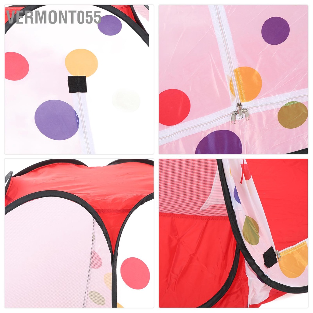 Có thể bán buôn Lều cho trẻ em di động Vui chơi vui giải trí ngoài trời trong nhà Đi cắm trại dã ngoại Tiệc Pajama Hàng giao ngayVermont055