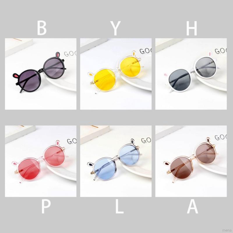 Kính mát gọng tròn phong cách Retro cho bé