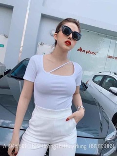 ÁO PHÔNG CỔ U DÂY CHÉO HOT CỰC