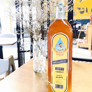 Mật ong hoa cà phê 1l 🌼freeship🌼 - mật ong chai thuỷ tinh, cam kết không quện đường.