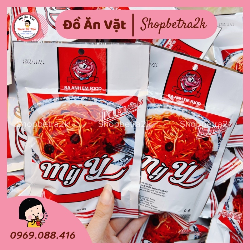 5gói snack mì ý cay ngon
