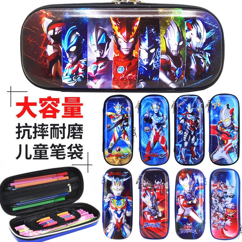 Túi Đựng Bút Đa Năng Sức Chứa Lớn Họa Tiết Hoạt Hình 3D Dễ Thương