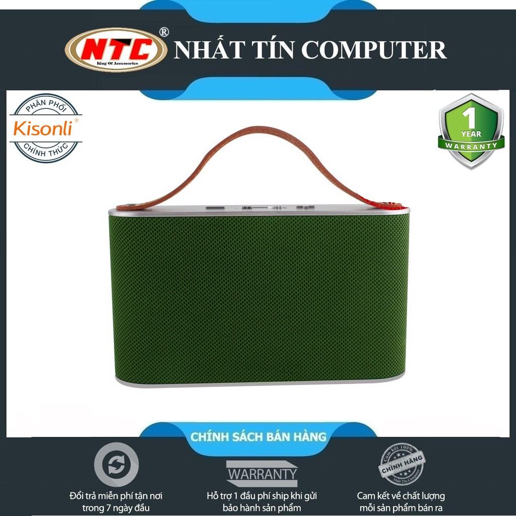 [Mã ELHACE giảm 4% đơn 300K] Loa bluetooth Kisonli S6 nhỏ gọn hỗ trợ thẻ nhớ/ USB/ AUX/ Thoại rãnh tay (nhiều màu)