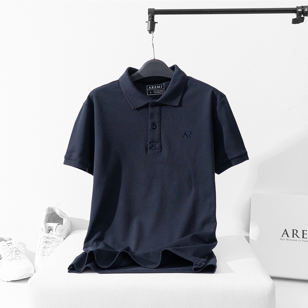 Áo polo nam DARK BLUE cổ trụ,Vải COTTON xuất dư, chuẩn form,thiết kế phong cách sang trọng-lịch lãm,AREMI ARPL13 | BigBuy360 - bigbuy360.vn