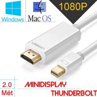 Cáp chuyển đổi Thunderbolt to HDMI dài 2m cho macbook kết nối tivi Ugreen 10404