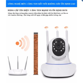 Camera WIFI IP 3 Râu Full HD 1080P Siêu nét 2017