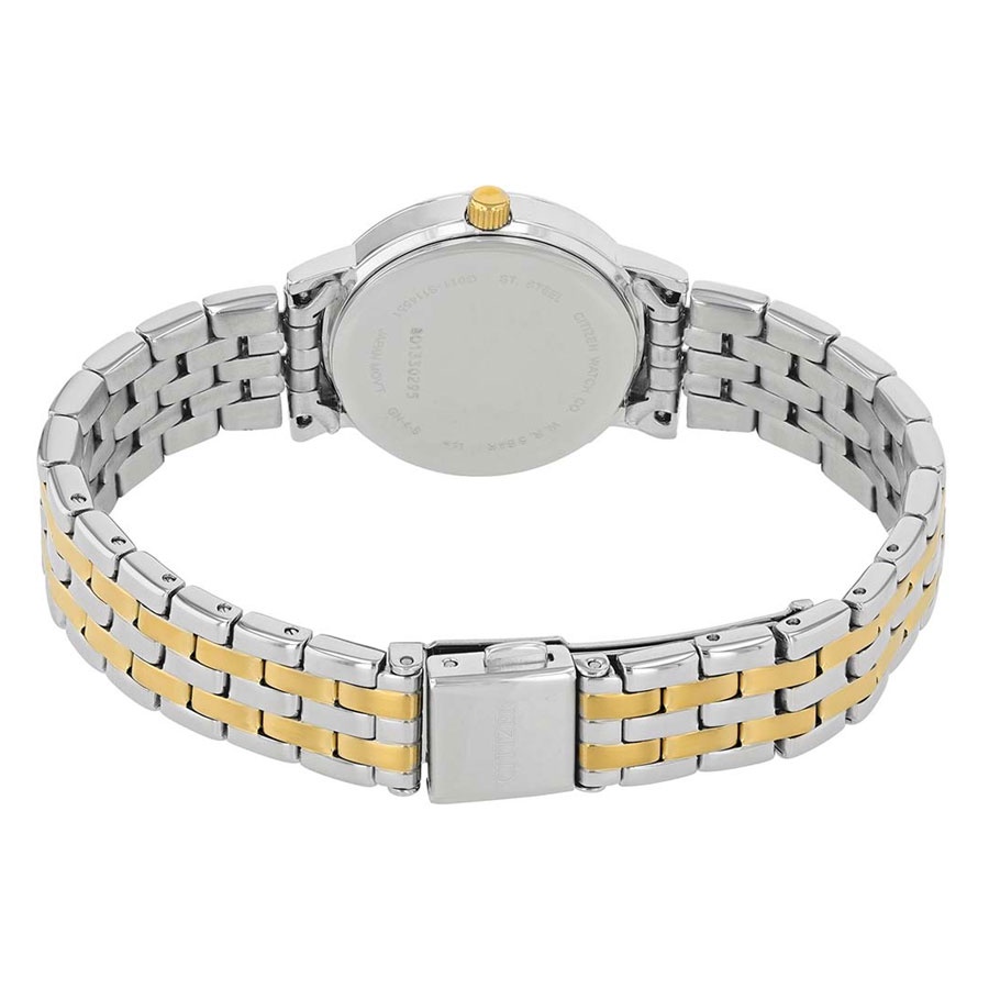 Đồng Hồ Nữ Citizen Dây Thép Không Gỉ EU6094-53A - Mặt Trắng
