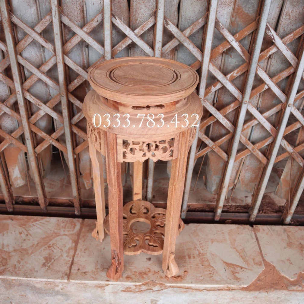 ĐÔN TRÒN PHƯỢNG PHÒNG KHÁCH GỖ GIÁC MẶT 30CM