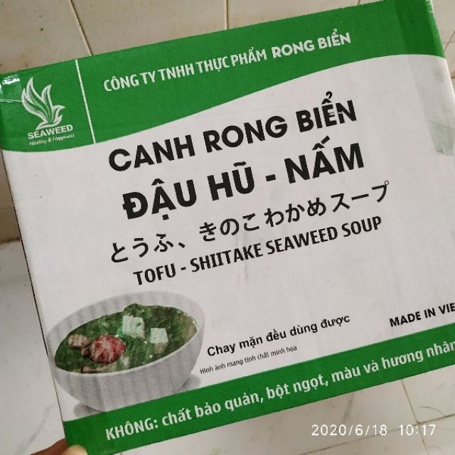 Canh rong biển đậu hủ - tách lẻ 1 gói cho khách dùng thử | BigBuy360 - bigbuy360.vn